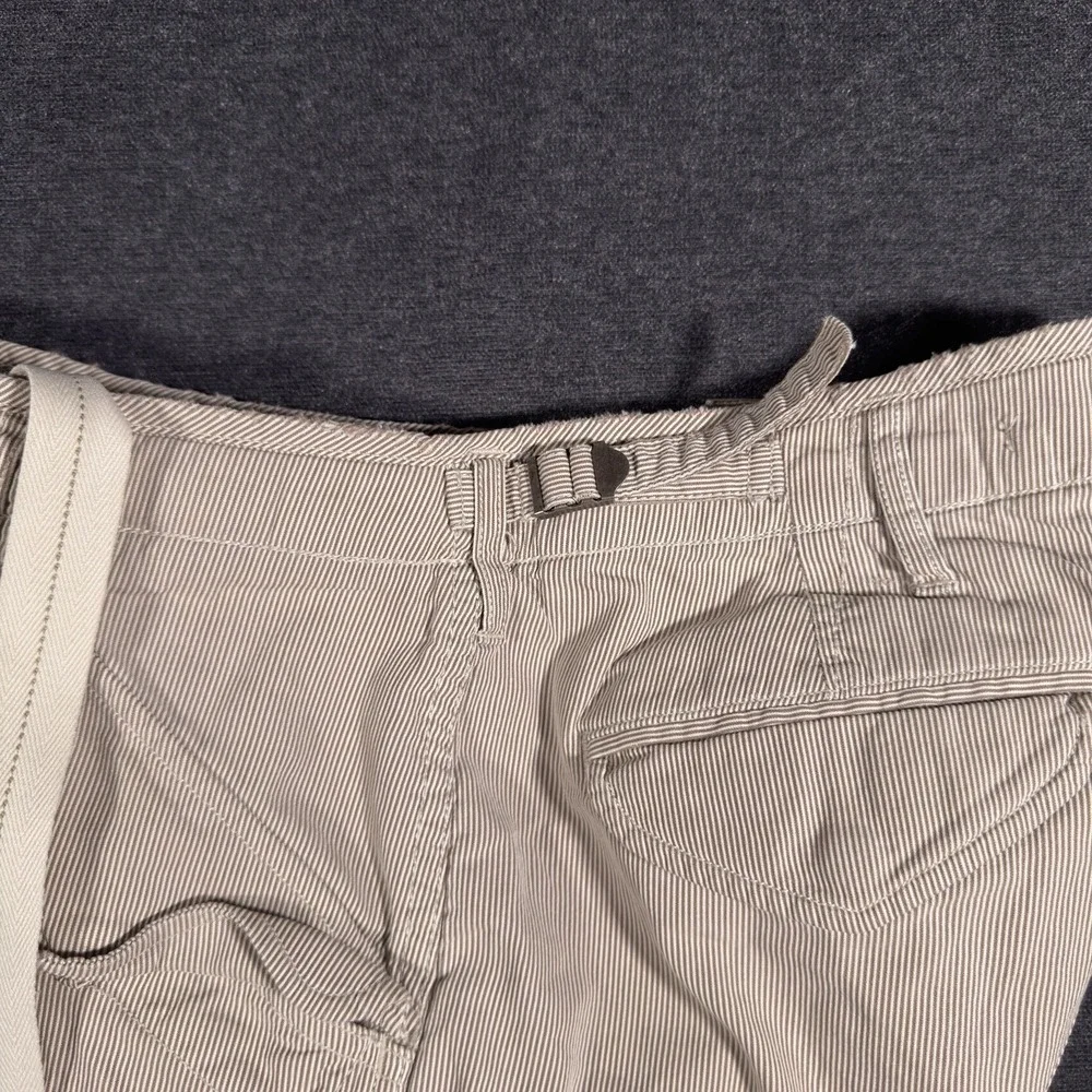 Polo Ralph Lauren Cargo Shorts Mens 30 Tan Stripe Cotton Utility Gorpcore Pony